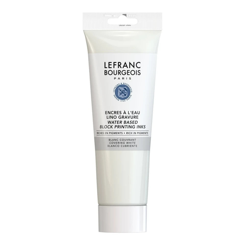 Lefranc Bourgeois Su Bazlı Linolyum Baskı Boyası 250ml White 001