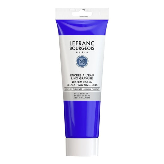 Lefranc Bourgeois Su Bazlı Linolyum Baskı Boyası 250ml Brilliant Blue 059