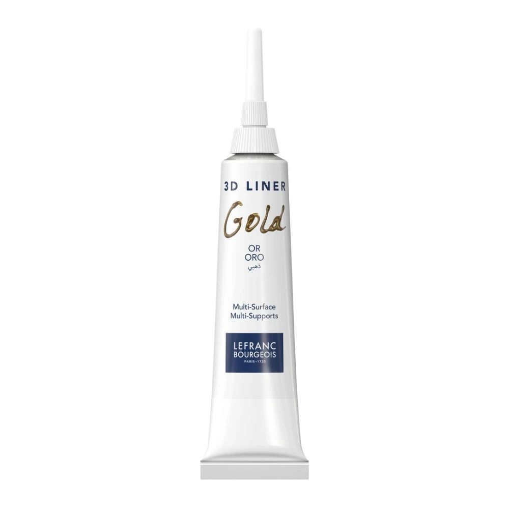 Lefranc Bourgeois Vitray Cam Kontür Boyası 20ml Gold 700