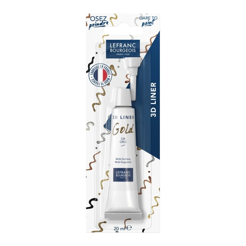 Lefranc Bourgeois Vitray Cam Kontür Boyası 20ml Gold 700