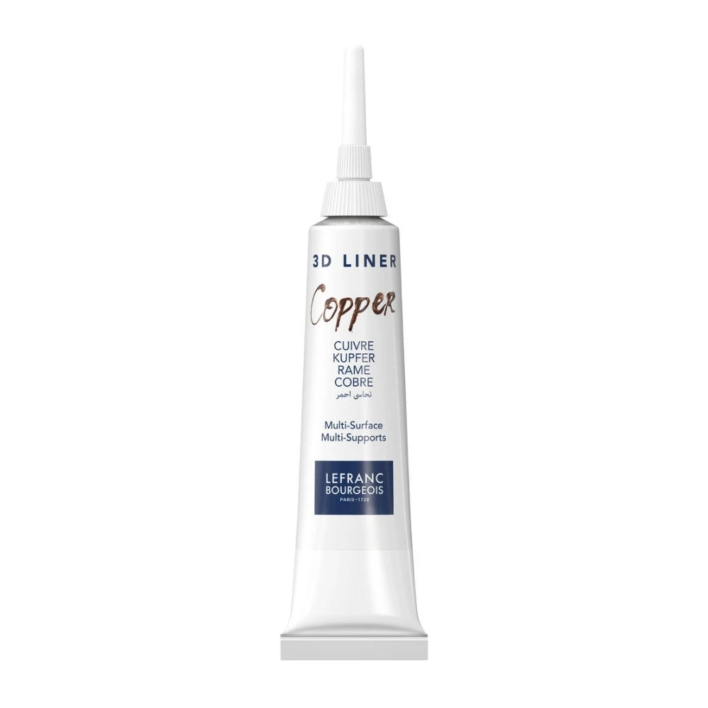 Lefranc Bourgeois Vitray Cam Kontür Boyası 20ml Copper 707