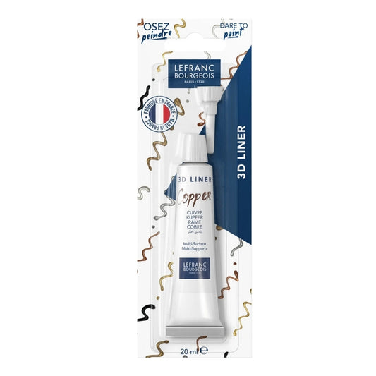 Lefranc Bourgeois Vitray Cam Kontür Boyası 20ml Copper 707