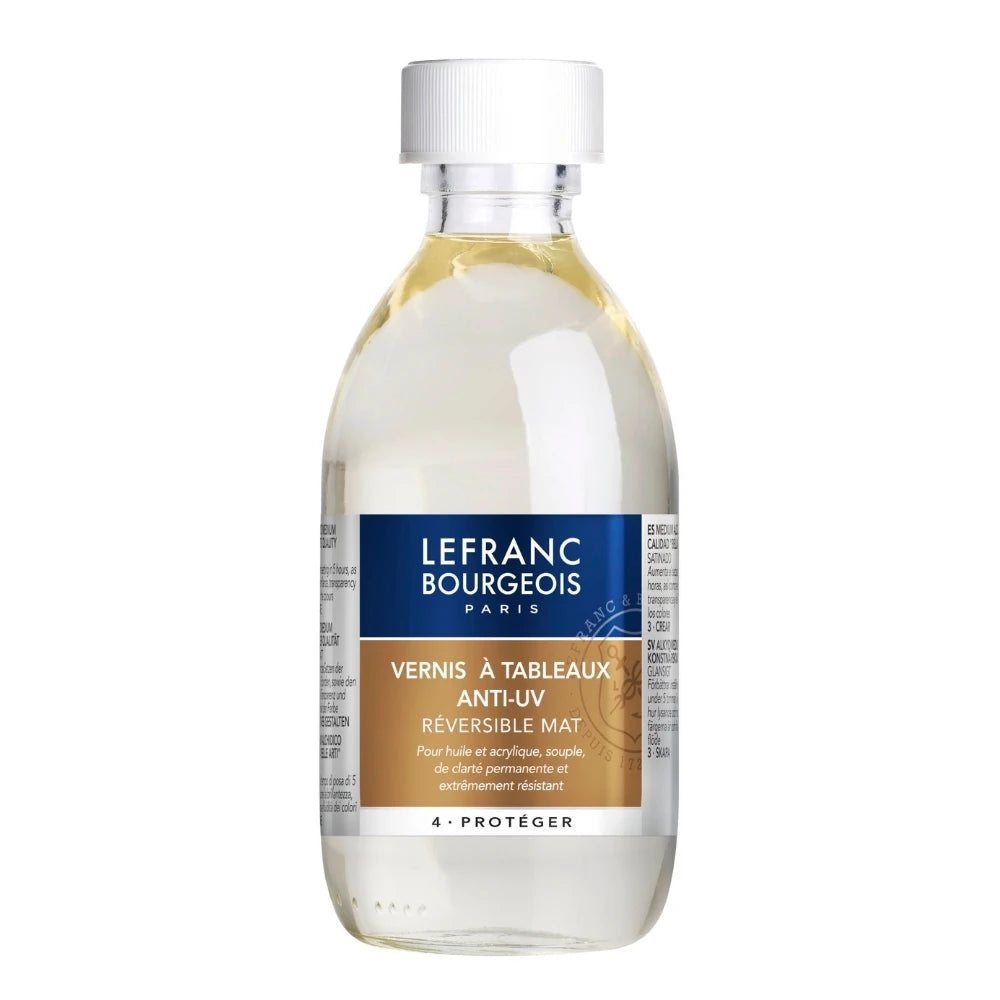 Lefranc Bourgeois Anti-UV Resim Verniği - Mat 250ml