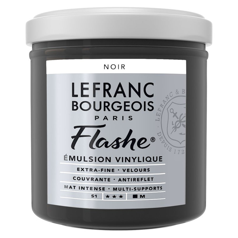 Lefranc Bourgeois Flashe Akrilik Boya 125ml Black 265 S.1