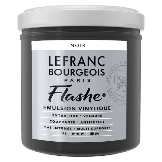 Lefranc Bourgeois Flashe Akrilik Boya 125ml Black 265 S.1