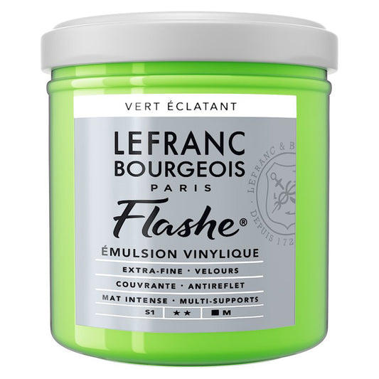 Lefranc Bourgeois Flashe Akrilik Boya 125ml Bright Green 554 S.1