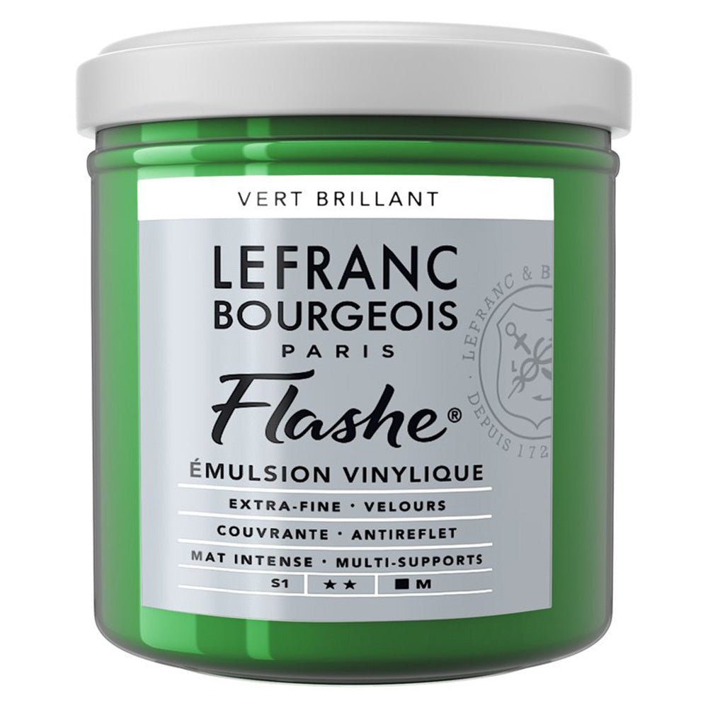 Lefranc Bourgeois Flashe Akrilik Boya 125ml Brilliant Green 558 S.1