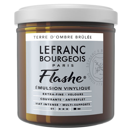 Lefranc Bourgeois Flashe Akrilik Boya 125ml Burnt Umber 477 S.1