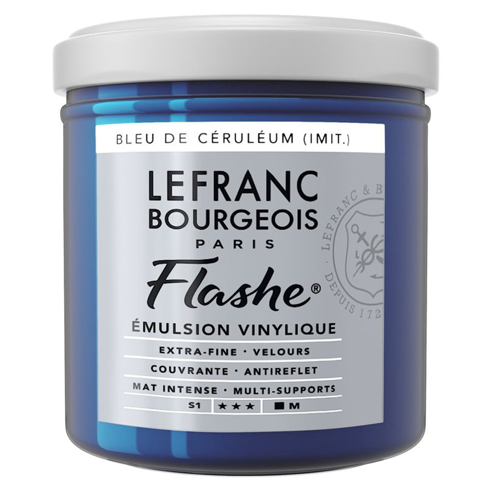 Lefranc Bourgeois Flashe Akrilik Boya 125ml Cerulean Blue Hue 065 S.1