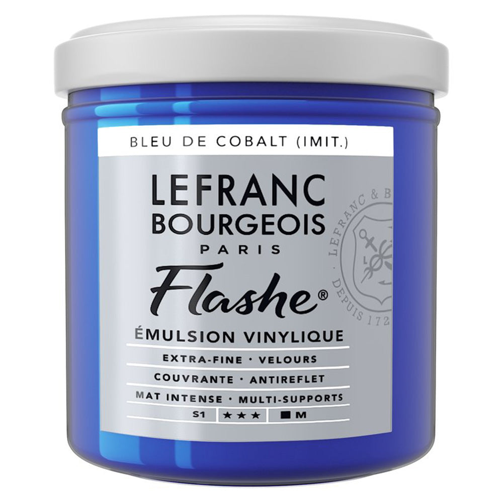 Lefranc Bourgeois Flashe Akrilik Boya 125ml Cobalt Blue Hue 064 S.1