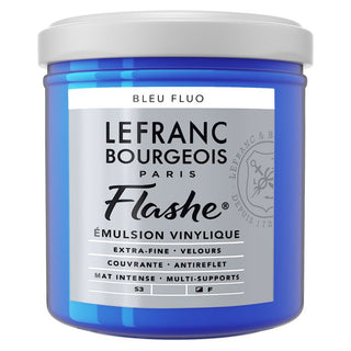Lefranc Bourgeois Flashe Akrilik Boya 125ml Fluorescent Blue 083 S.3