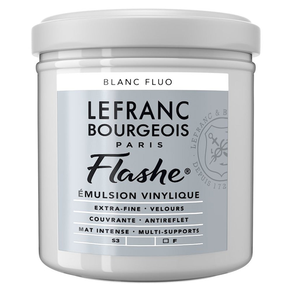 Lefranc Bourgeois Flashe Akrilik Boya 125ml Fluorescent White 818 S.3