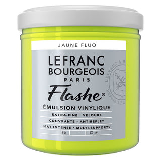 Lefranc Bourgeois Flashe Akrilik Boya 125ml Fluorescent Yellow 163 S.3