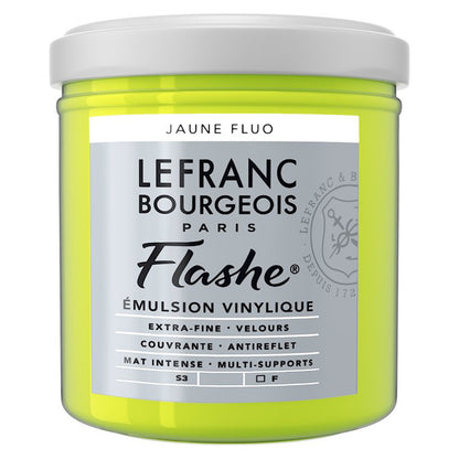 Lefranc Bourgeois Flashe Akrilik Boya 125ml Fluorescent Yellow 163 S.3