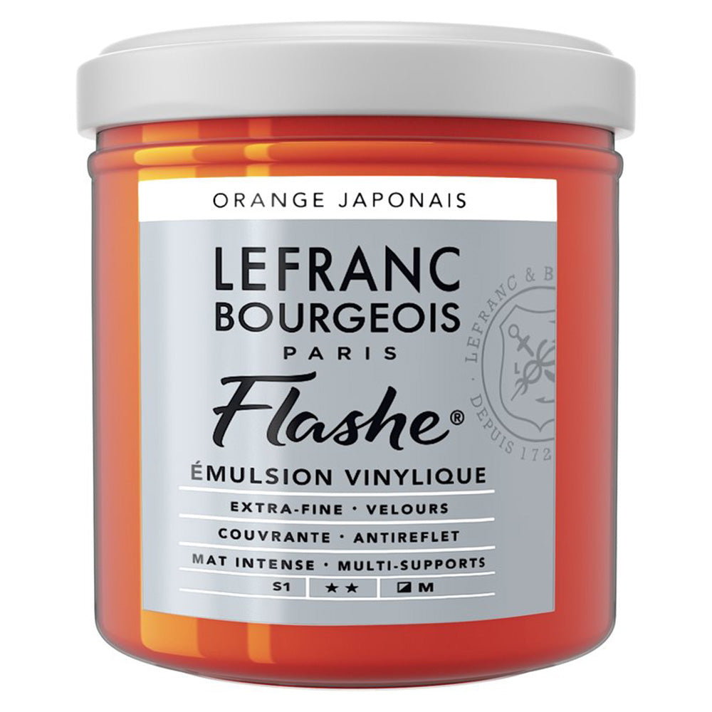 Lefranc Bourgeois Flashe Akrilik Boya 125ml Japanese Orange 476 S.1