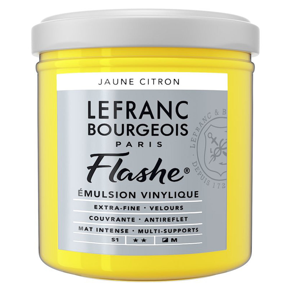 Lefranc Bourgeois Flashe Akrilik Boya 125ml Lemon Yellow 169 S.1