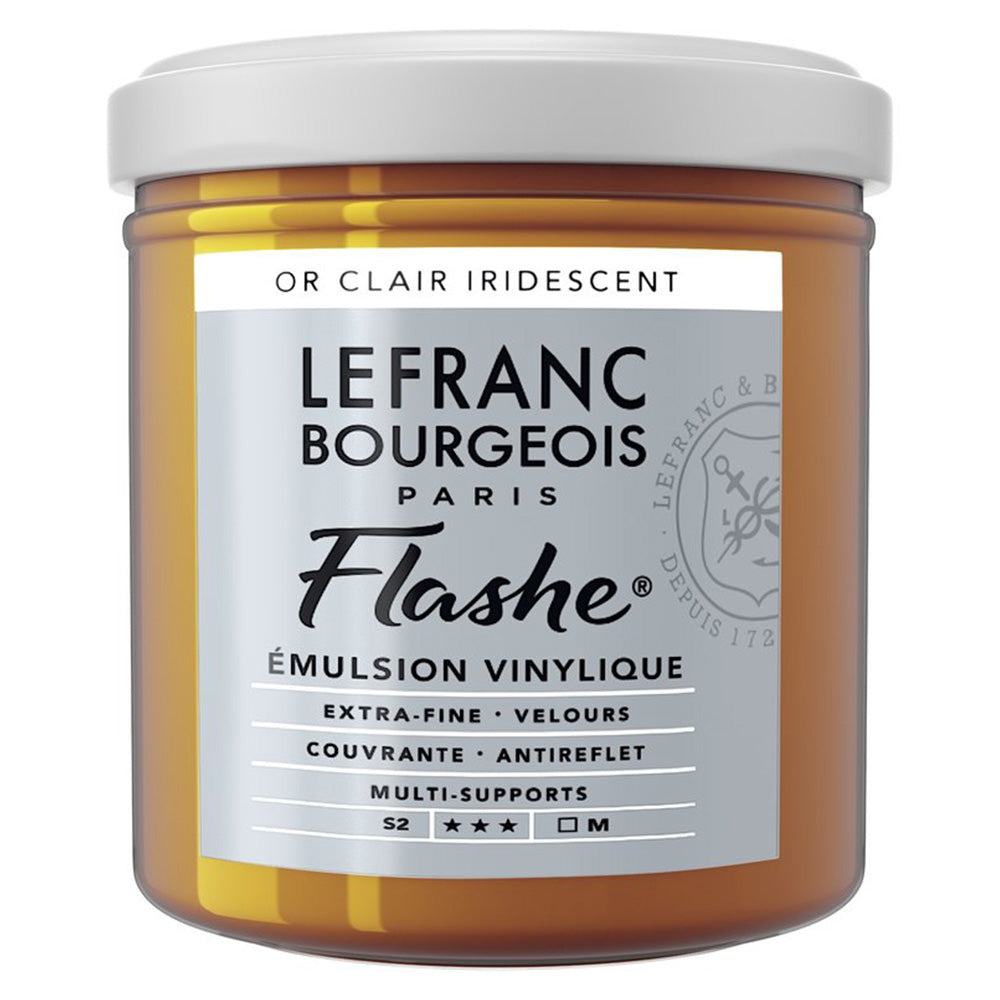 Lefranc Bourgeois Flashe Akrilik Boya 125ml Light Gold Iridescent 834 S.2