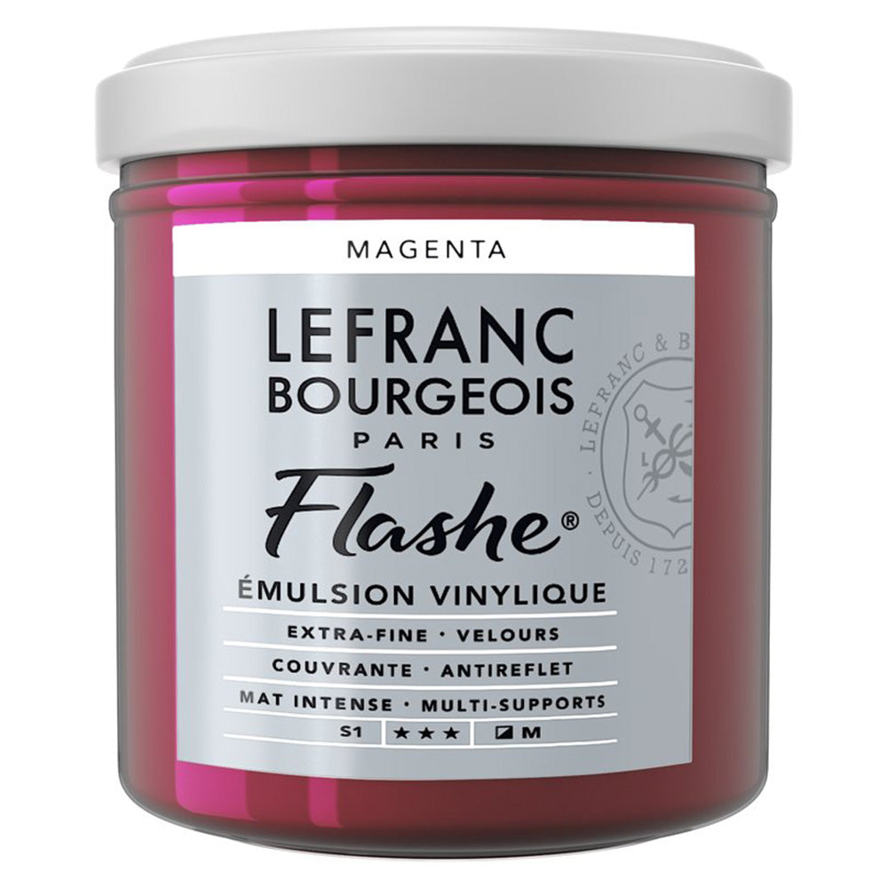 Lefranc Bourgeois Flashe Akrilik Boya 125ml Magenta 432 S.1