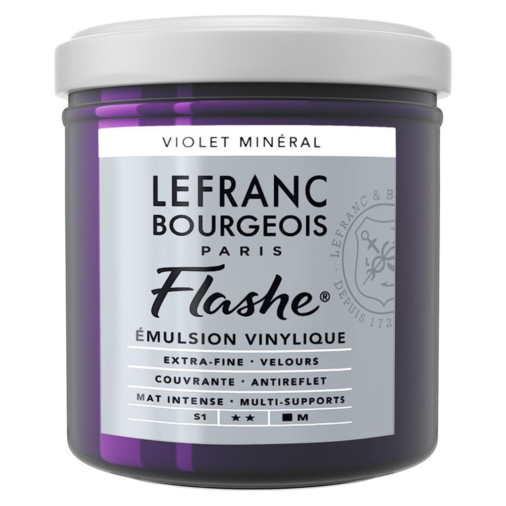Lefranc Bourgeois Flashe Akrilik Boya 125ml Mineral Violet 826 S.1