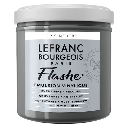 Lefranc Bourgeois Flashe Akrilik Boya 125ml Neutral Grey 258 S.1