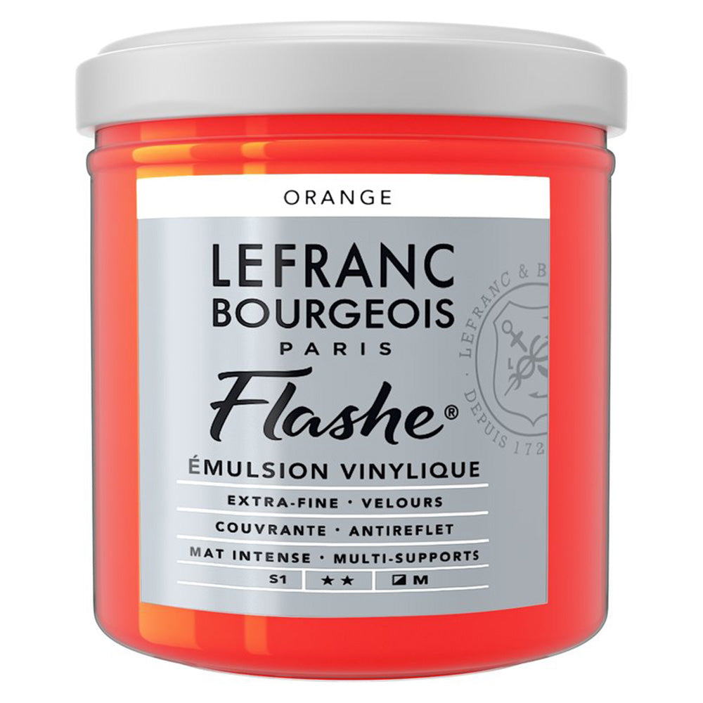 Lefranc Bourgeois Flashe Akrilik Boya 125ml Orange 201 S.1