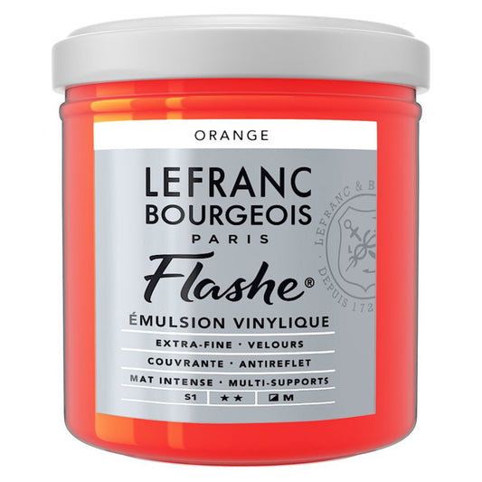 Lefranc Bourgeois Flashe Akrilik Boya 125ml Orange 201 S.1