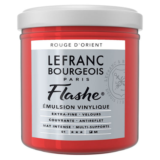 Lefranc Bourgeois Flashe Akrilik Boya 125ml Oriental Red 382 S.1
