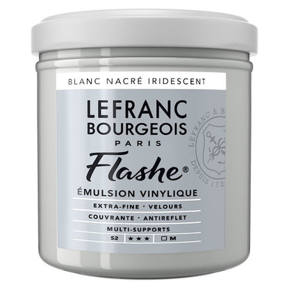 Lefranc Bourgeois Flashe Akrilik Boya 125ml Pearl White Iridescent 827 S.2
