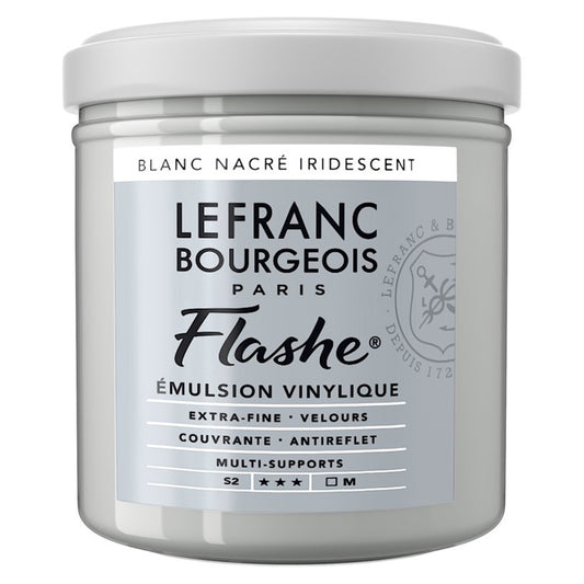 Lefranc Bourgeois Flashe Akrilik Boya 125ml Pearl White Iridescent 827 S.2