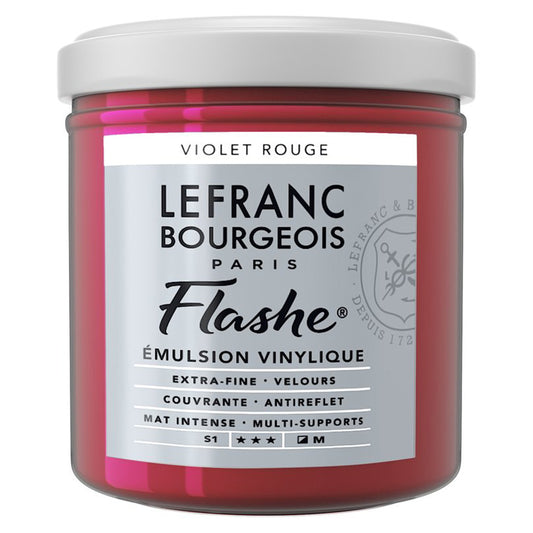 Lefranc Bourgeois Flashe Akrilik Boya 125ml Red Violet 618 S.1