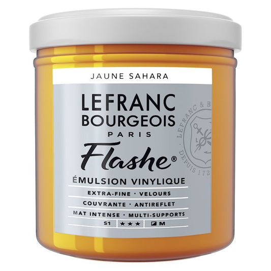 Lefranc Bourgeois Flashe Akrilik Boya 125ml Sahara Yellow 194 S.1