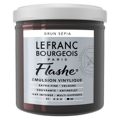 Lefranc Bourgeois Flashe Akrilik Boya 125ml Sepia Brown 107 S.1