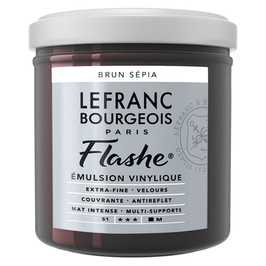 Lefranc Bourgeois Flashe Akrilik Boya 125ml Sepia Brown 107 S.1