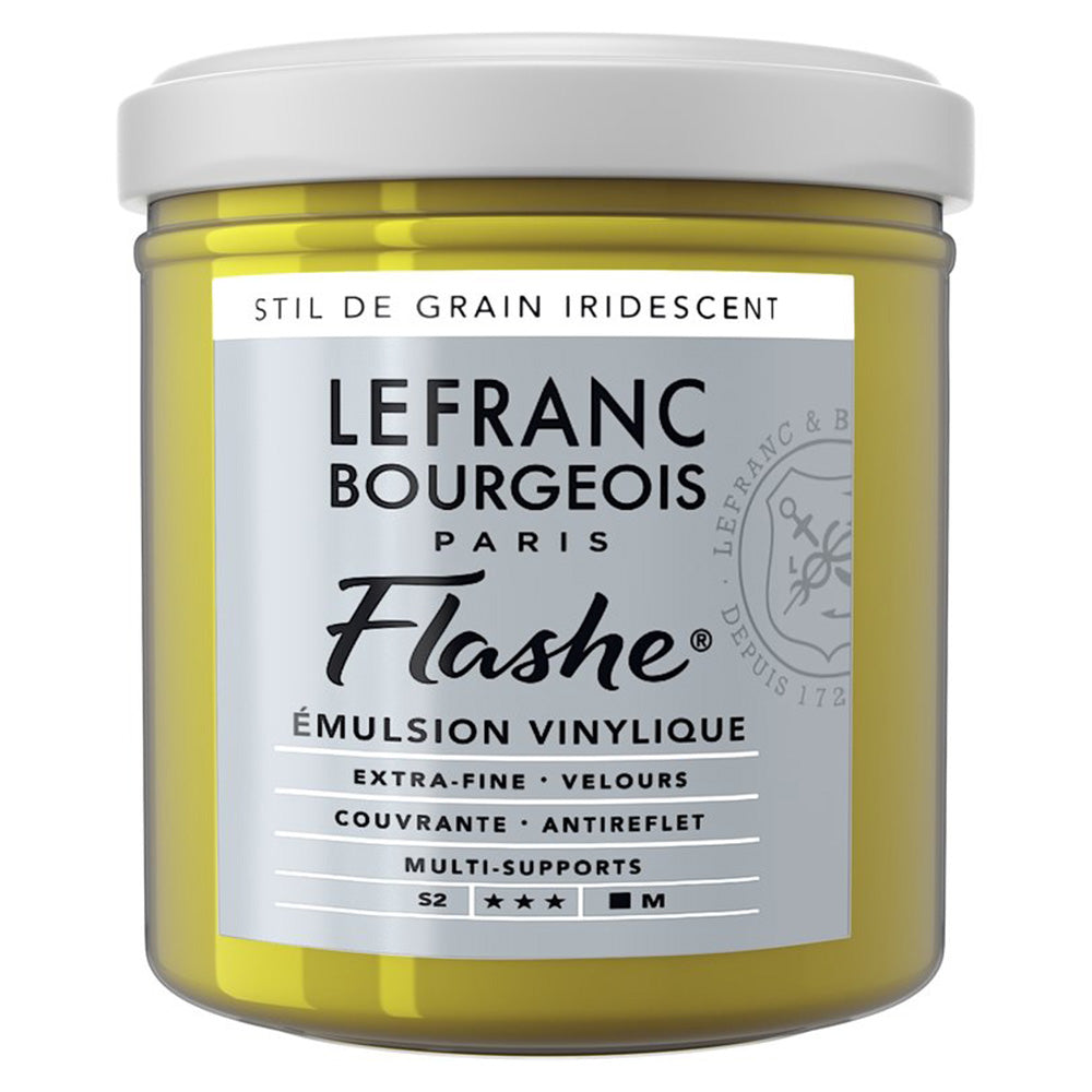 Lefranc Bourgeois Flashe Akrilik Boya 125ml Stil de Grain Green Iridescent 838 S.2