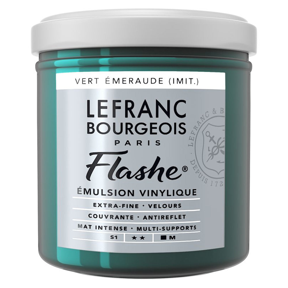 Lefranc Bourgeois Flashe Akrilik Boya 125ml Viridian Hue 564 S.1