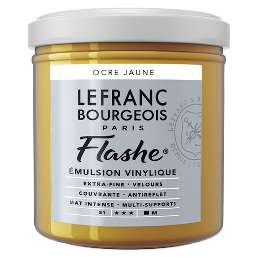 Lefranc Bourgeois Flashe Akrilik Boya 125ml Yellow Ochre 302 S.1