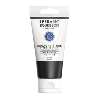 Lefranc Bourgeois Studio Guaj Boya 80ml Black