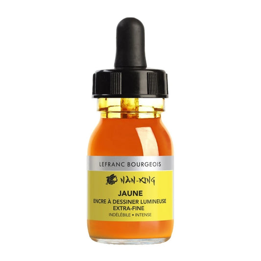 Lefranc Bourgeois Nan-King Çizim Mürekkebi 30ml Yellow 199
