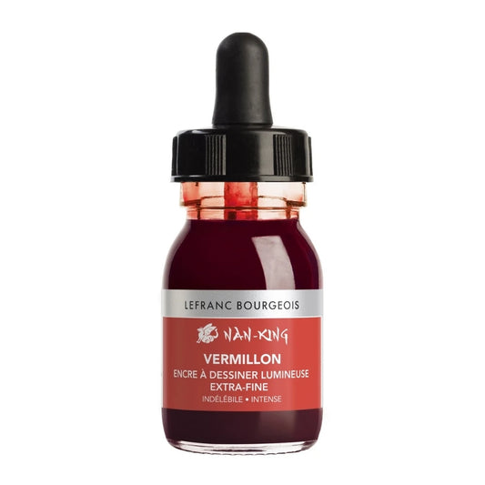 Lefranc Bourgeois Nan-King Çizim Mürekkebi 30ml Vermilion 398