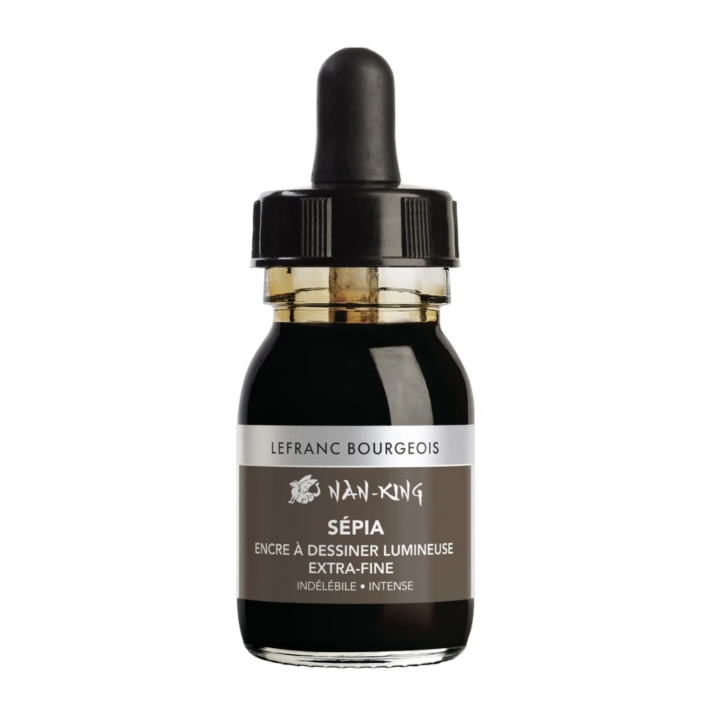 Lefranc Bourgeois Nan-King Çizim Mürekkebi 30ml Sepia 119