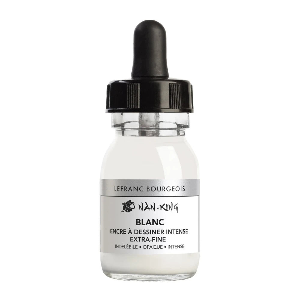 Lefranc Bourgeois Nan-King Çizim Mürekkebi 30ml White 001