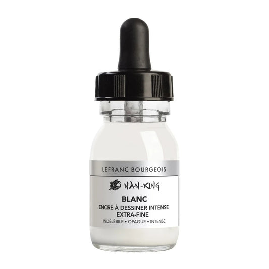 Lefranc Bourgeois Nan-King Çizim Mürekkebi 30ml White 001