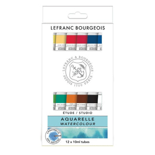 Lefranc Bourgeois Studio Sulu Boya Seti 12x10 ml Tüp