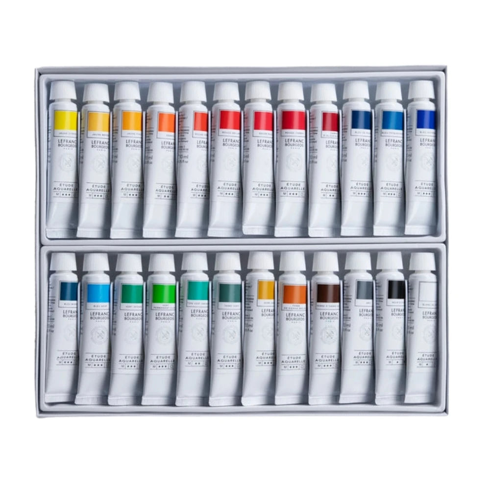 Lefranc Bourgeois Studio Sulu Boya Seti 24x10ml Tüp