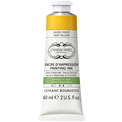 Lefranc Bourgeois Charbonnel Printing Su Bazlı Baskı Mürekkebi 60ml Deep Yellow 179 S.3
