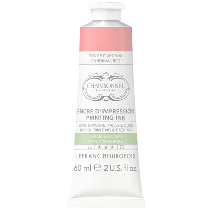Lefranc Bourgeois Charbonnel Printing Su Bazlı Baskı Mürekkebi 60ml Cardinal Red 678 S.3