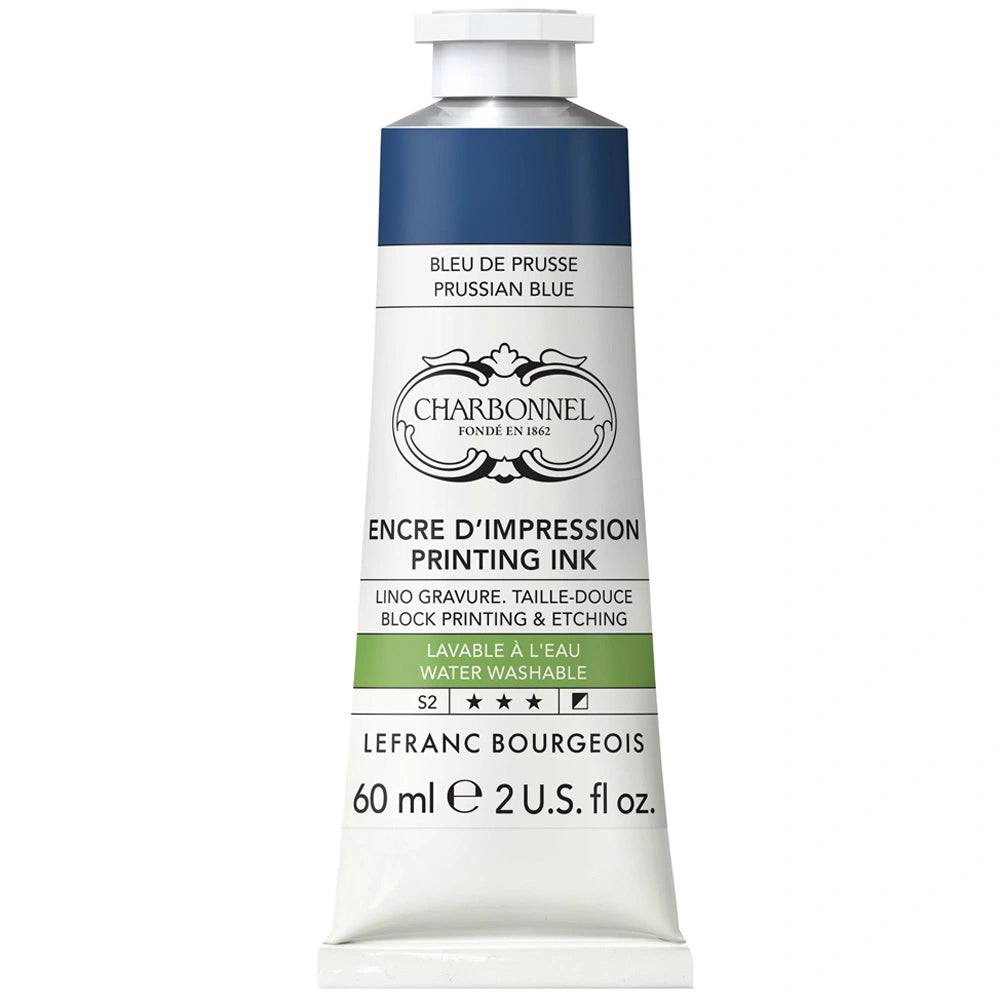 Lefranc Bourgeois Charbonnel Printing Su Bazlı Baskı Mürekkebi 60ml Prussian Blue 046 S.2