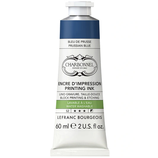 Lefranc Bourgeois Charbonnel Printing Su Bazlı Baskı Mürekkebi 60ml Prussian Blue 046 S.2