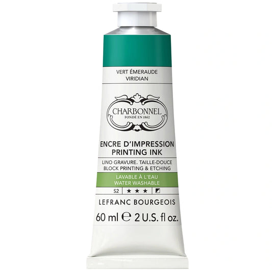 Lefranc Bourgeois Charbonnel Printing Su Bazlı Baskı Mürekkebi 60ml Emerald Green 529 S.2
