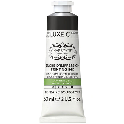 Lefranc Bourgeois Charbonnel Printing Su Bazlı Baskı Mürekkebi 60ml Black Luxe C 287 S.1